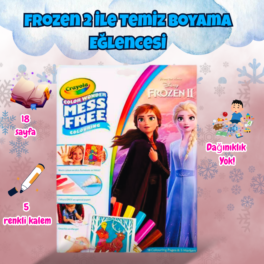 Pofino Karlar Ülkesi 2 Boyama Kiti, Lekesiz Boyama, Çocuk Oyunu